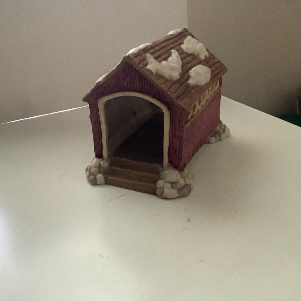 Covered bridge for Christmas village